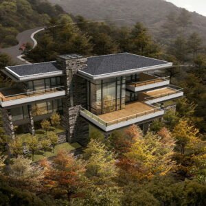 03山地民宿别墅住宅su+cad+效果图